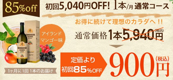 �R���u�`���N�����Y KOMBUCHA CLEANSE�̔��T�C�g��